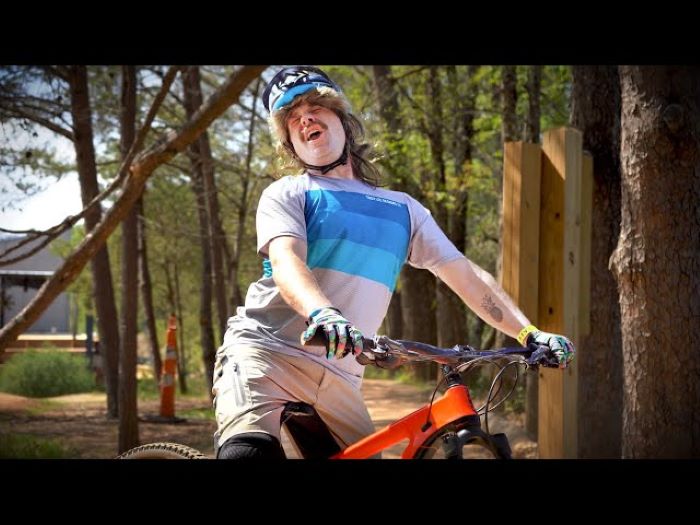 Why do mountain bikers say yew?